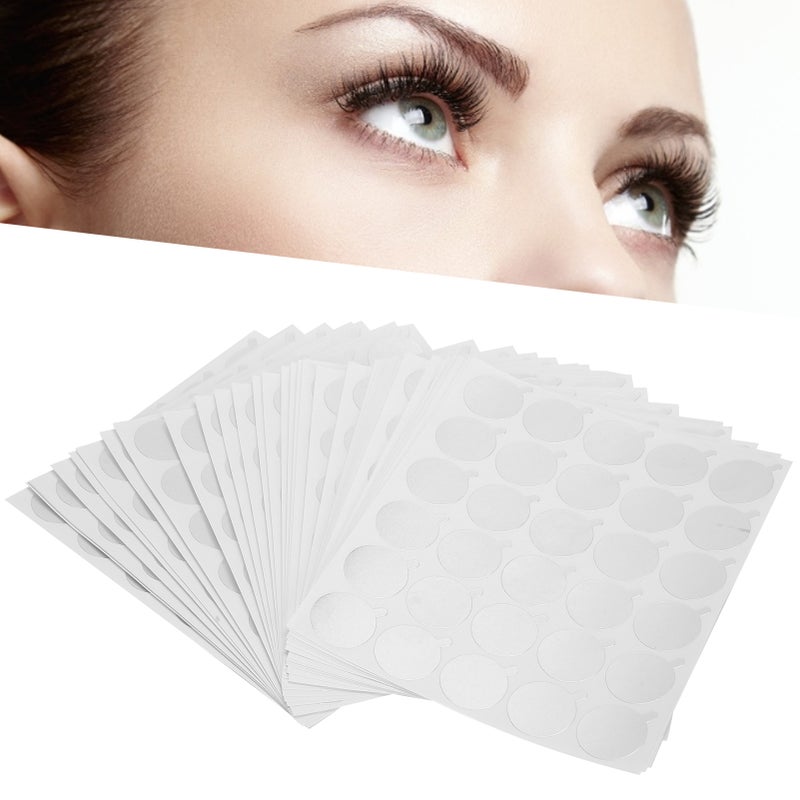 Disposable Eyelash Glue Foil Stickers Grafting Eyelashes Holder Pallet Stickers Pads - Image 1