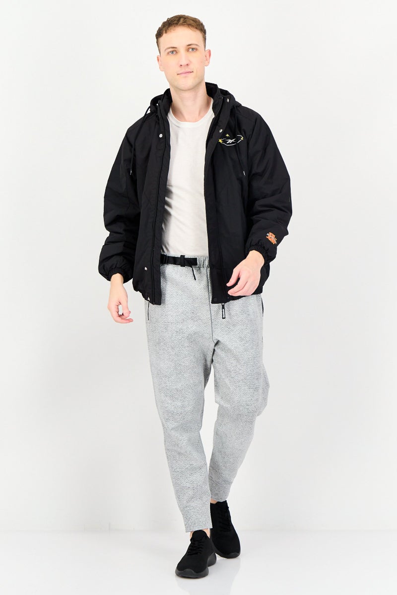 Reebok Tom And Jerry x Reebok Men Embroidered Outdoor Jacket, Black - Image 4