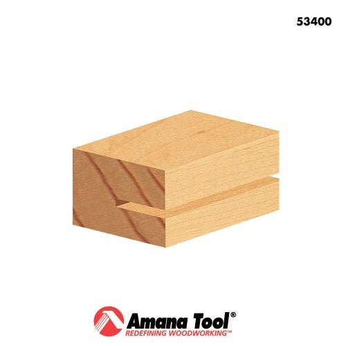 Amana Tool - 53400 Slotting Cutter Assembly 3 Wing x 1-7/8 Dia x 1/16 x 1/4" Shank - Image 5