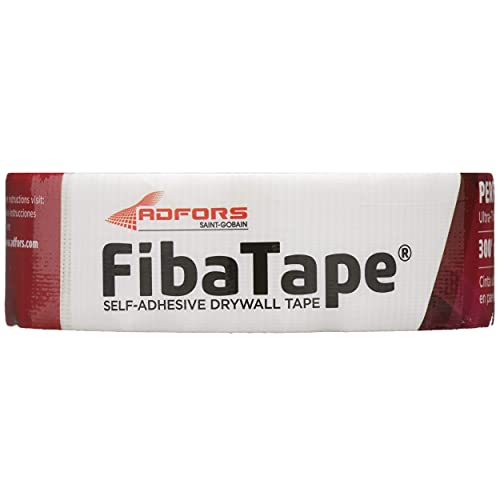 ADFORS FibaTape Perfect Finish Ultra-Thin Drywall Joint Tape 1-7/8" X 300 ' White Self Adhesive - Image 2
