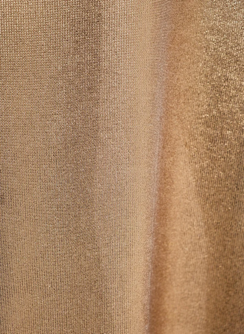 Lichi Jersey top with metallic finish
