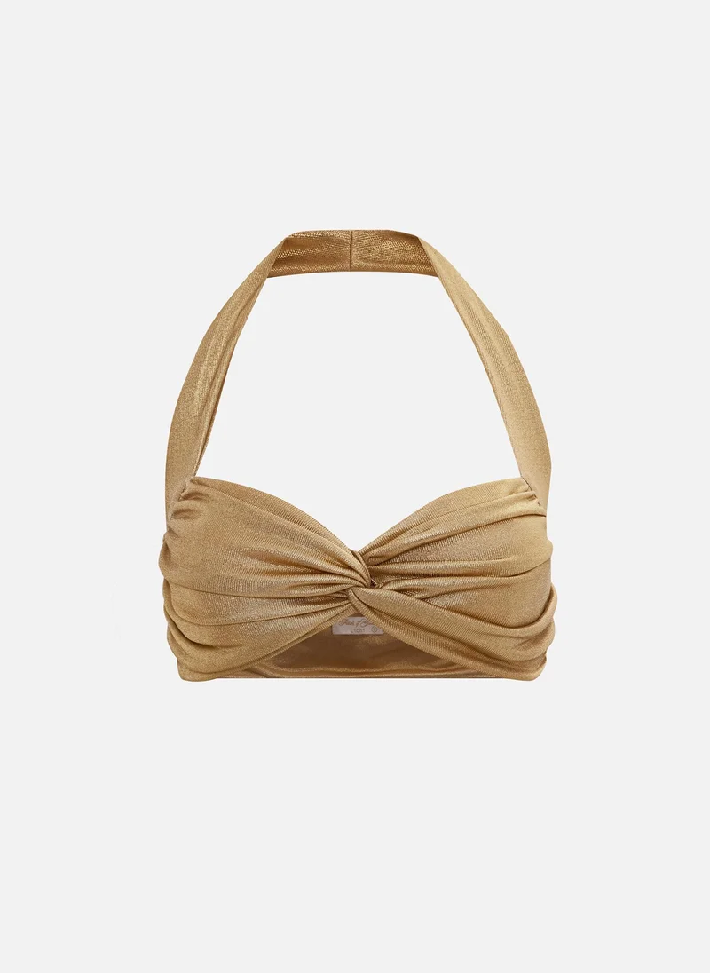 Lichi Jersey top with metallic finish