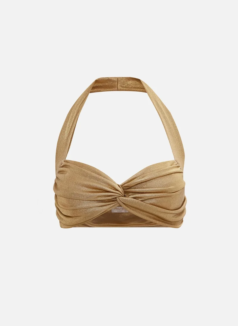 Lichi Jersey top with metallic finish