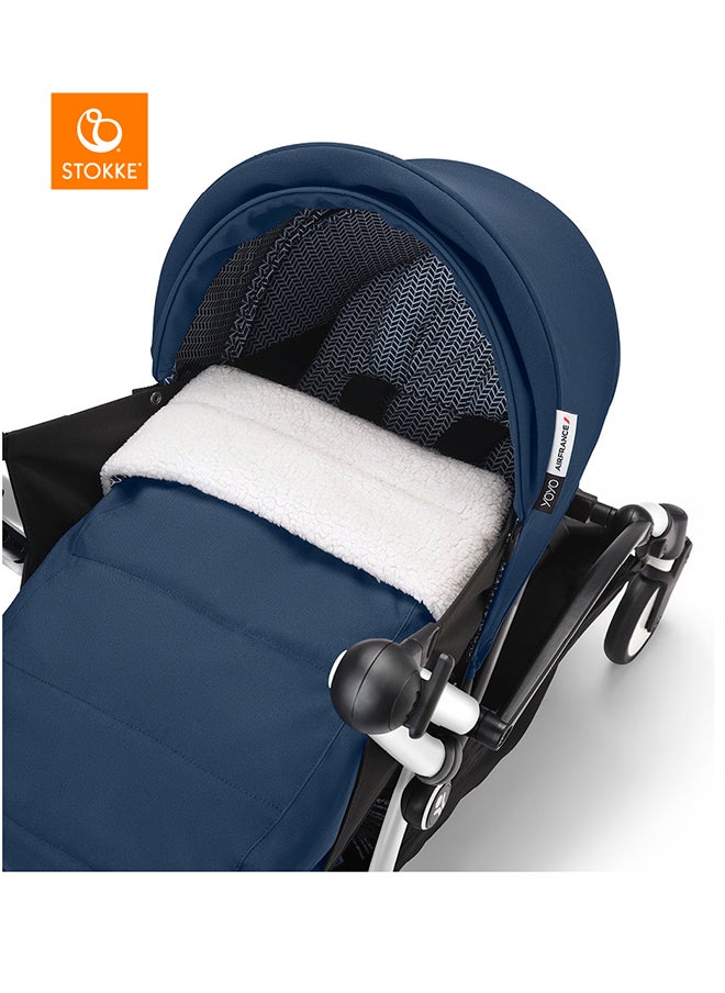 STOKKE YOYO3 Black Frame With 0+ Newborn Pack Air France  - Image 4