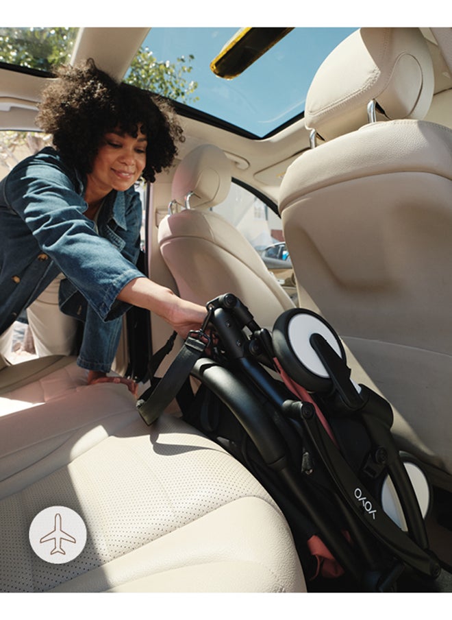 STOKKE YOYO3 Black Frame With 0+ Newborn Pack Air France  - Image 5