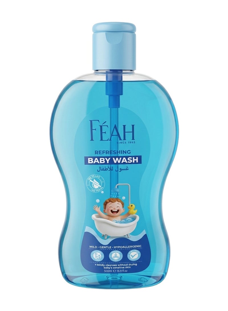 فياح غسول فيا للأطفال 500 مل - منظف لطيف من الرأس إلى أخمص القدمين لبشرة الطفل الحساسة - Image 1
