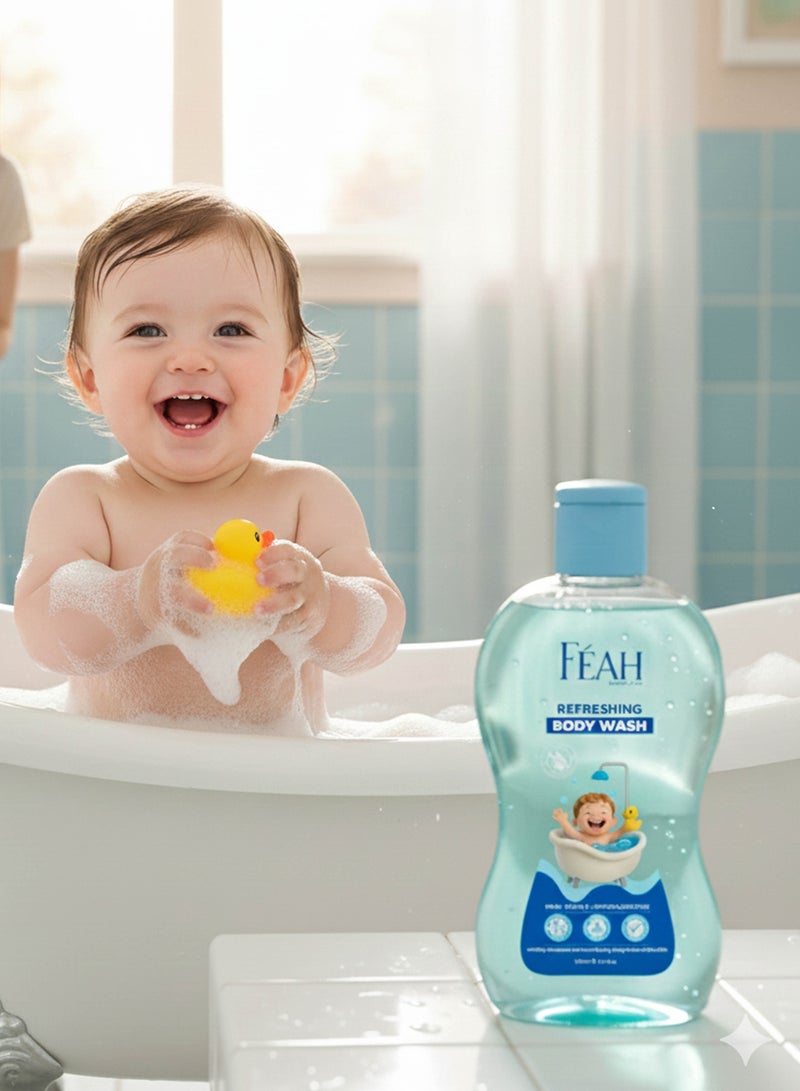 فياح غسول فيا للأطفال 500 مل - منظف لطيف من الرأس إلى أخمص القدمين لبشرة الطفل الحساسة - Image 2