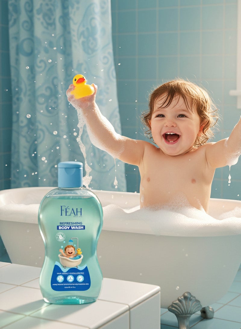 فياح غسول فيا للأطفال 500 مل - منظف لطيف من الرأس إلى أخمص القدمين لبشرة الطفل الحساسة - Image 3