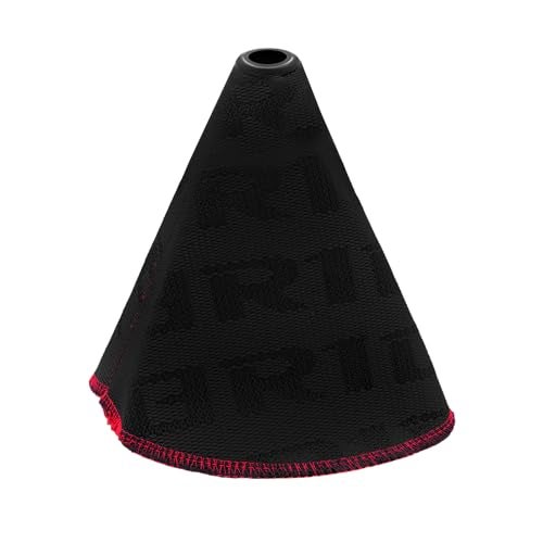 Sylvil Car Shift Knob Dust Cover Shift Boot Cover Hyper Fabric ManualAutomatic Shifter Shift Boot Cover Gear Shift Knob Cover for Protection Decor Universal Car Accessories Black - Image 1