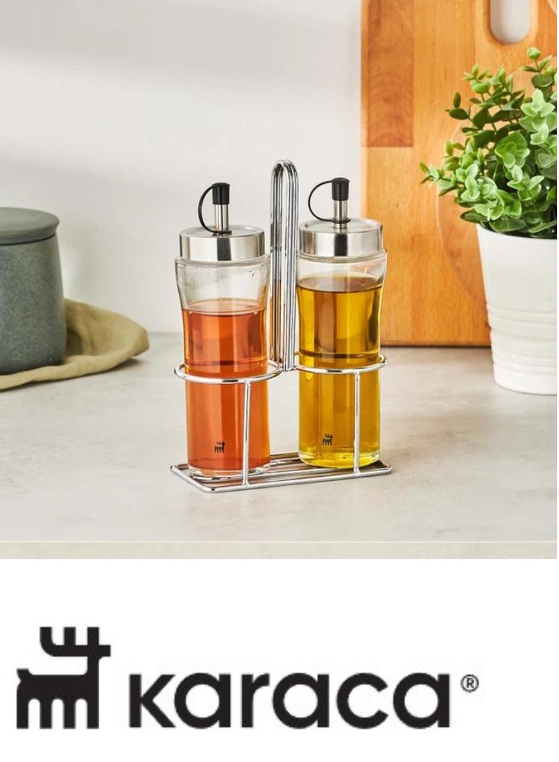 كاراجا دانيجا طقم زجاج للخل ز الزيت - Image 4