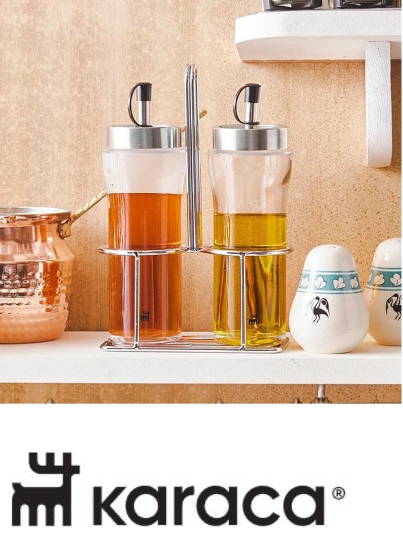 كاراجا دانيجا طقم زجاج للخل ز الزيت - Image 1