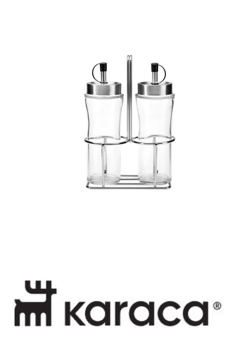 كاراجا دانيجا طقم زجاج للخل ز الزيت - Image 3
