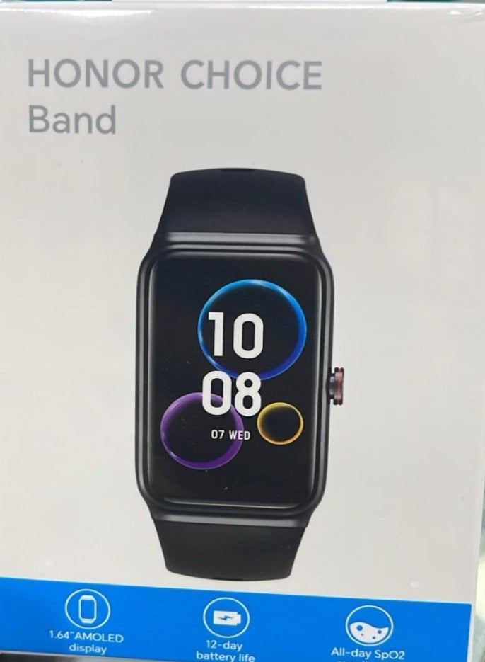 Honor Choice Mosin Band 1.64" Large AMOLED Screen 12 Days Battery Life All-Day Health Monitoring Black - Image 4