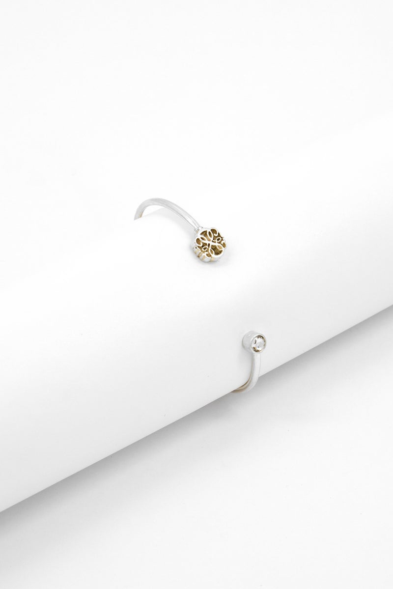 ALEX AND ANI Women Stainless Steel Spiritual Armor Bracelets, Silver - Image 1