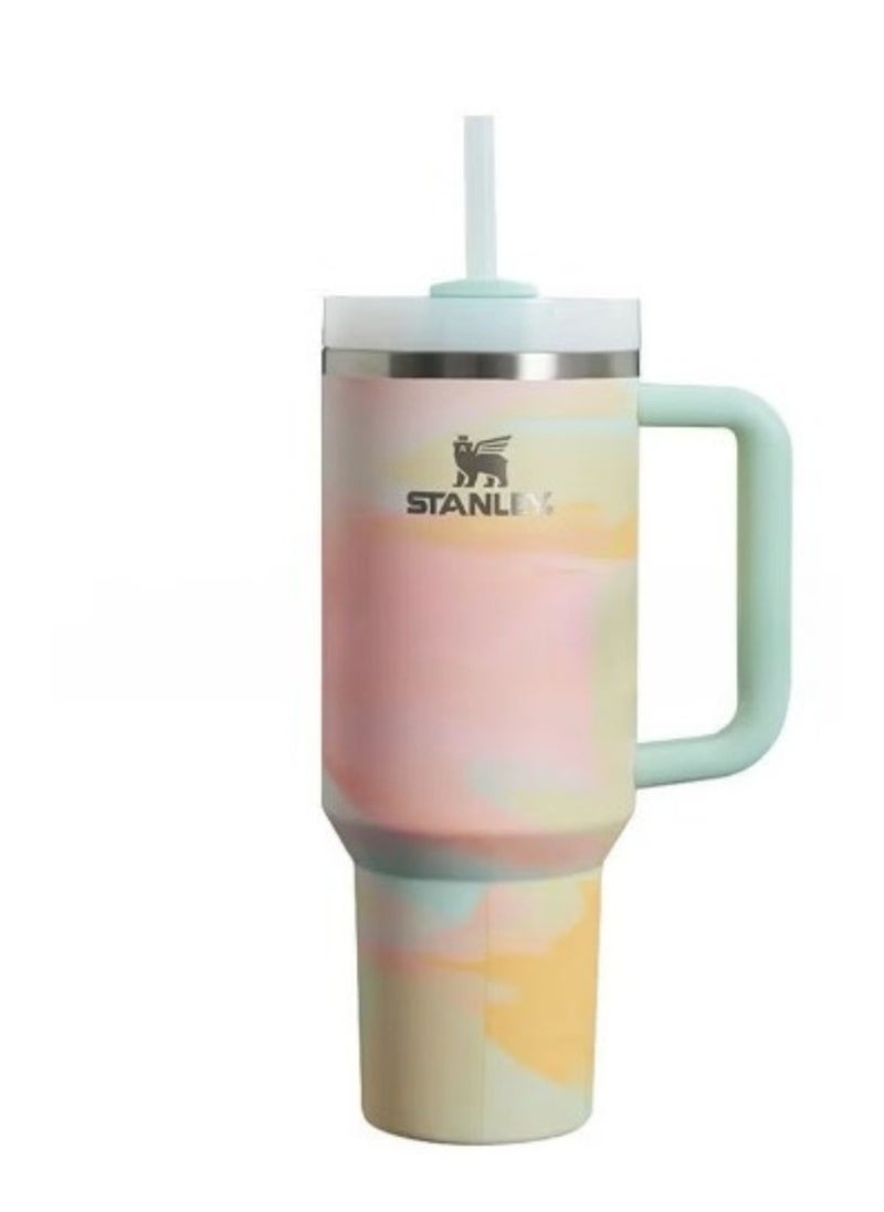 Stanley - Stanley Quencher H2.0 FlowState Stainless Steel Vacuum Insulated Tumbler with Lid and Straw for Water, Iced Tea or Coffee, Smoothie and More, 40 oz - Image 1
