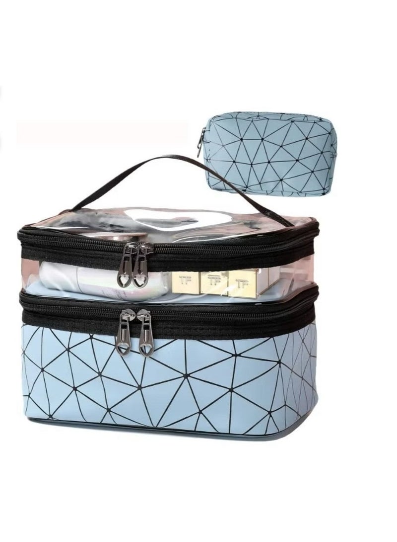 Multifunctional Double Layer Cosmetic Bag - Image 3