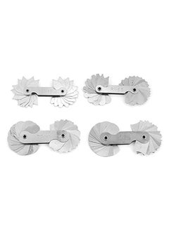 PROMASS 4pcs Stainless Steel Fillet Gauge, Radius Fillet Gauge, Radius Gauge, Measuring Tool, R0.3-1.5/ R1-6.5/ R7-14.5/ R15-25  - Image 1