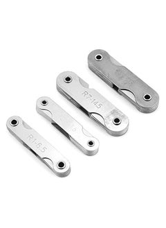 PROMASS 4pcs Stainless Steel Fillet Gauge, Radius Fillet Gauge, Radius Gauge, Measuring Tool, R0.3-1.5/ R1-6.5/ R7-14.5/ R15-25  - Image 5