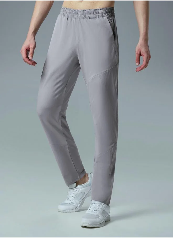 تكنوسبورت Technosport Solid Mid Rise Stretch Trackpants