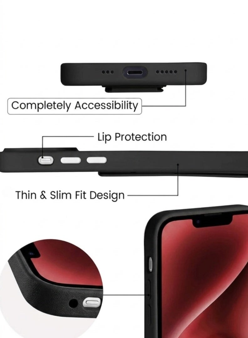 iPhone 12 Pro Case Silicone Kickstand Finger Grip Cover For iPhone 12 Pro Flexible Soft Ultra-Thin Lightweight Case For iPhone 12 Pro 6.1-inch - Image 5