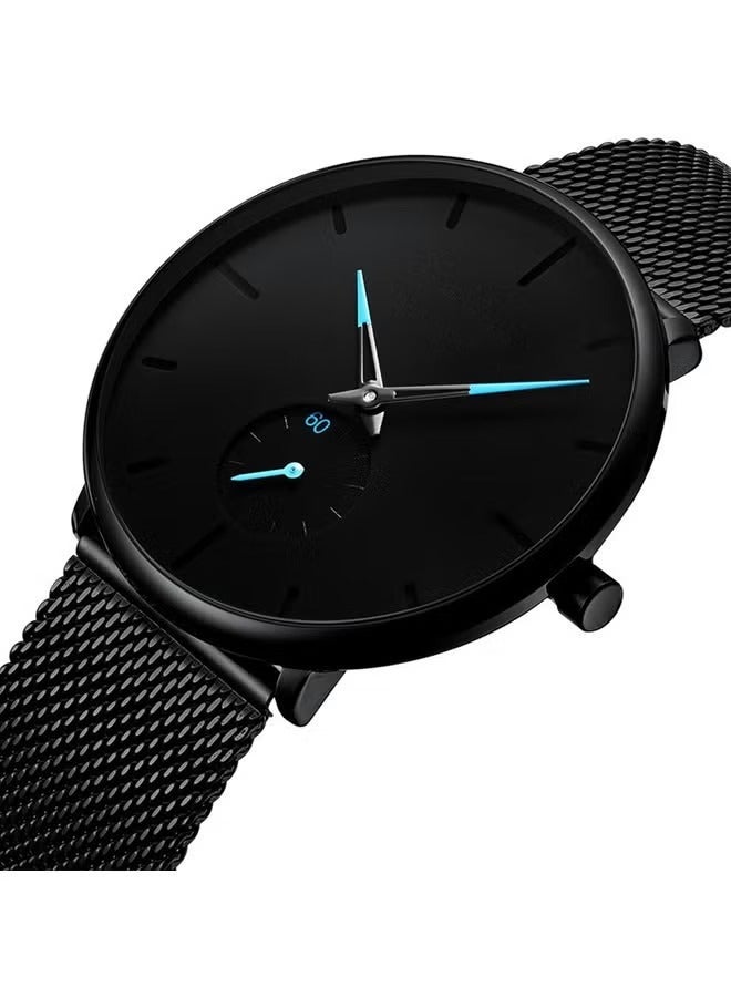 Stainless Steel Analog Watch CJ - 2150 40 mm Black Reliable Quartz Movement Comfortable Strap Ideal for Men's Daily & Formal Wear  - Image 3