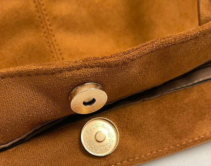 EMGILL Oversized Suede Tote Handbag Elegant Top Handle Purse Fall Winter Satchel Purses for Women Office College Slouchy Hobo Bag - Image 5