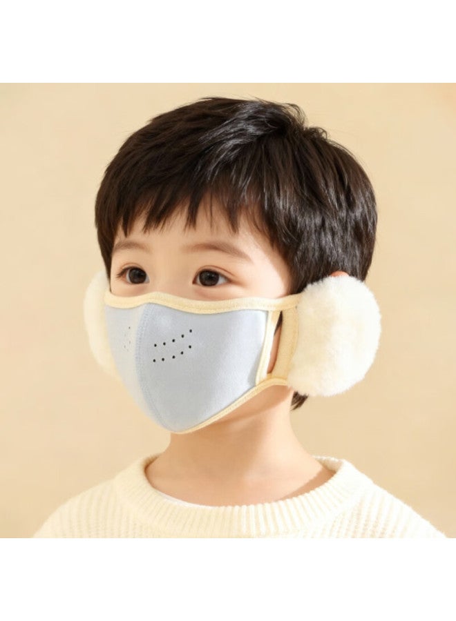 9i9 Kids Winter Ear Protection Mask Windproof Cold Resistant Thickened Outdoor Riding Ear Warmers 2 Pieces A169