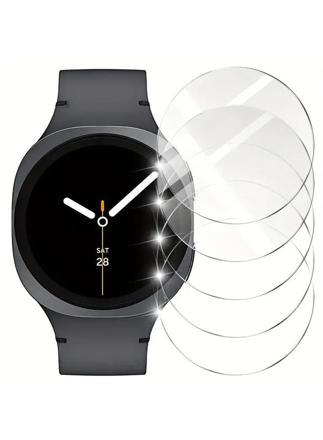 5Pcs Tempered Glass Screen Protector For Samsung Galaxy Watch 7 6 5 44mm - Image 2