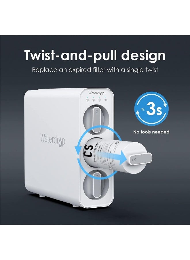 Waterdrop - Waterdrop Undersink Replacement Water Filter Compo Pack, 2PP+CT+CS - Image 1