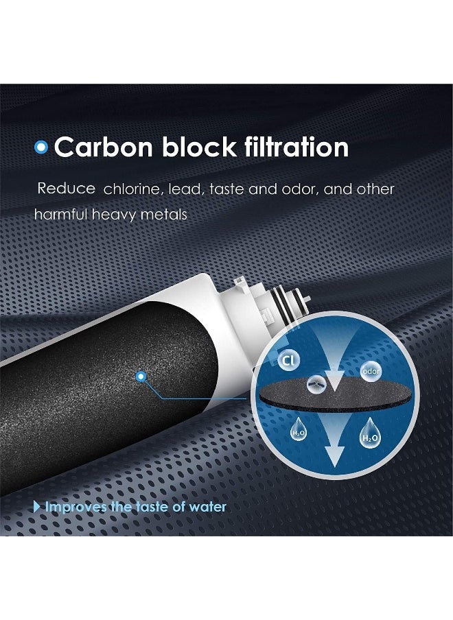 Waterdrop Waterdrop Undersink Replacement Water Filter Compo Pack, 2PP+CT+CS  - Image 4