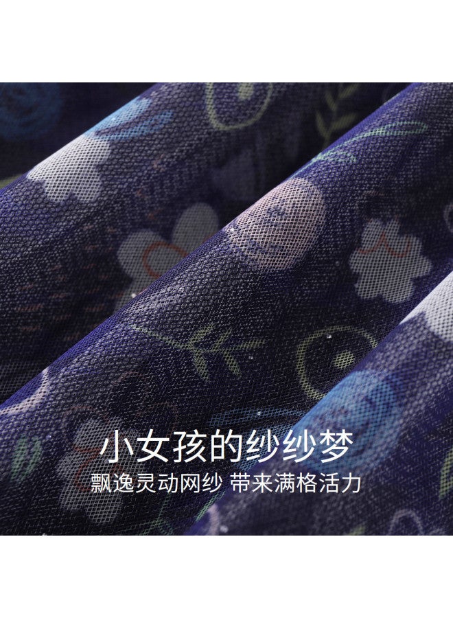 Annil Girls' Autumn Skirt With Starry Mesh, Flowy And Elegant, Anti-exposure Lining, Puffy Princess Skirt - Image 5