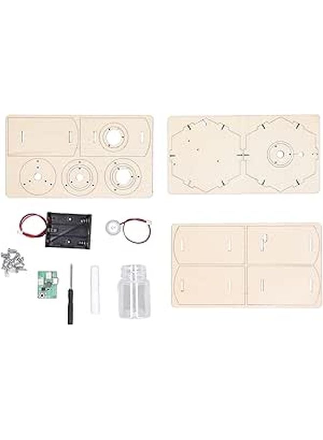 Wooden 3D Puzzle Humidifier Model Kit With Type C Interface And Timer Educational Toy For Kids Ages 6 To 14 - Image 1