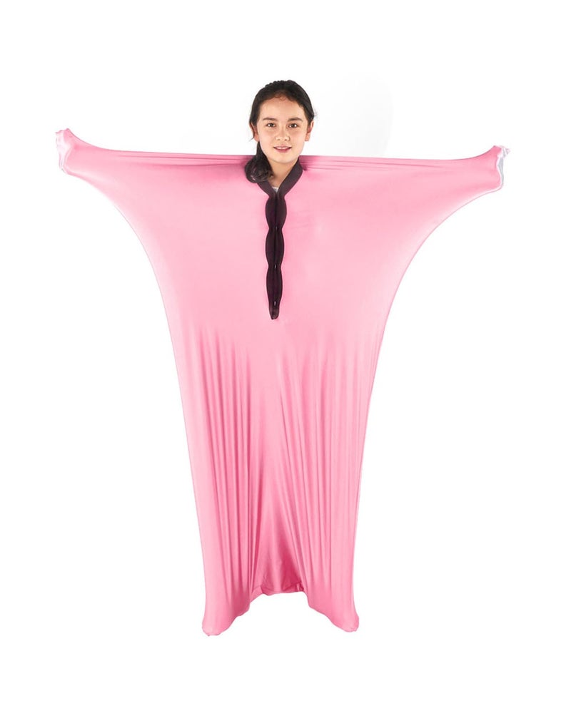TOPARCHERY Sensory Sox Body Socks ï¼Œ56" x 27" Full Body Wrap to Relieve Stress Deep Pressure Simulation Bodyï¼ŒGood for Height: 52"-61" Largeï¼ŒPink - Image 1
