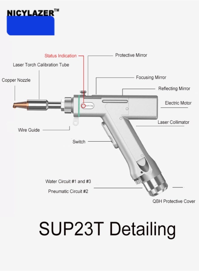 23T Handheld Laser Welder | High-Power | Designed for Iron, Steel, Aluminum | Stable, Precision Welding - Image 5
