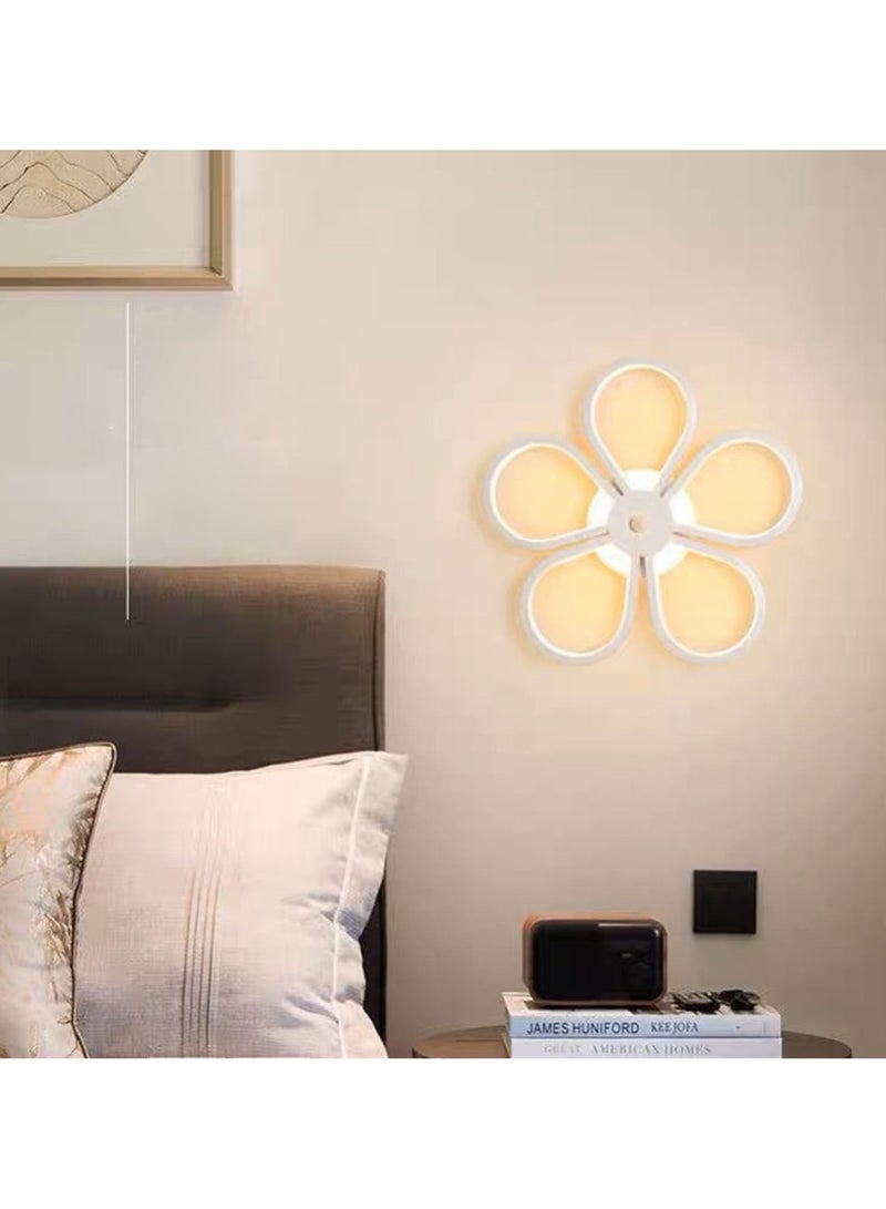 XiuWoo Modern Simple Flush Mount Ceiling Lamp Plum Blossom Shape,  3 Color Dimmable Light, Suitable for Living Room, Kitchen, Bedroom, Bathroom, Balcony Corridor - Image 2