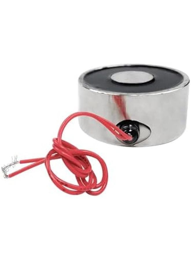 مغناطيس رفع كهرومغناطيسي 24 فولت 80 كجم 800 نيوتن مغناطيس كهربائي تثبيت تيار مستمر 12 فولت 24 فولت - Image 4