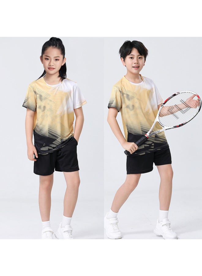 Children's Sports And Leisure Clothing, Summer Quick-drying Children's Day Performance Clothing, Compeion Clothing With Printed Numbers