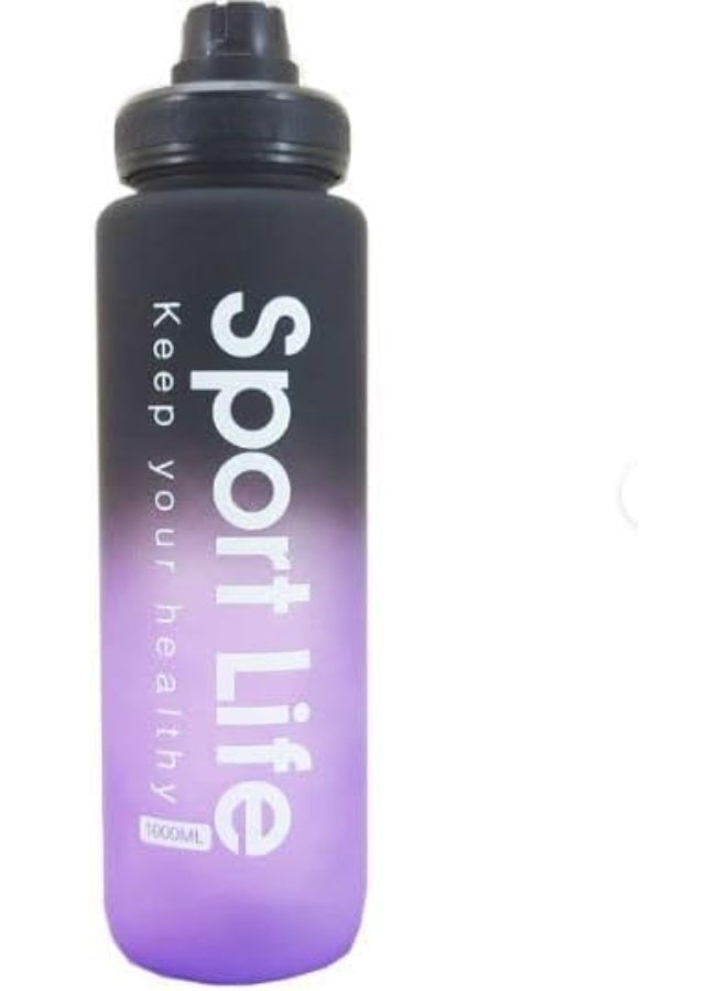 Spaceshoop Sports Water Bottle 1000ml Sports Gym Reusable Water Bottle for Adults Teens Men Women Office Gym School - Image 1