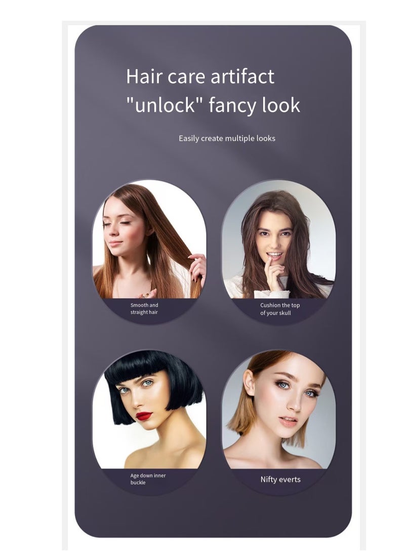 general LCD Wireless Hair Straightening Comb, Ceramic Electronic Comb Portable Hair Straightening Comb - Image 5