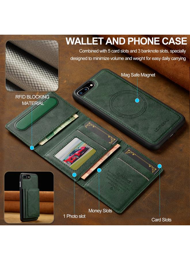 LC.IMEEKE Case For iPhone 16e L5 Series Detachable RFID Card Bag Magsafe Phone Case - Image 4