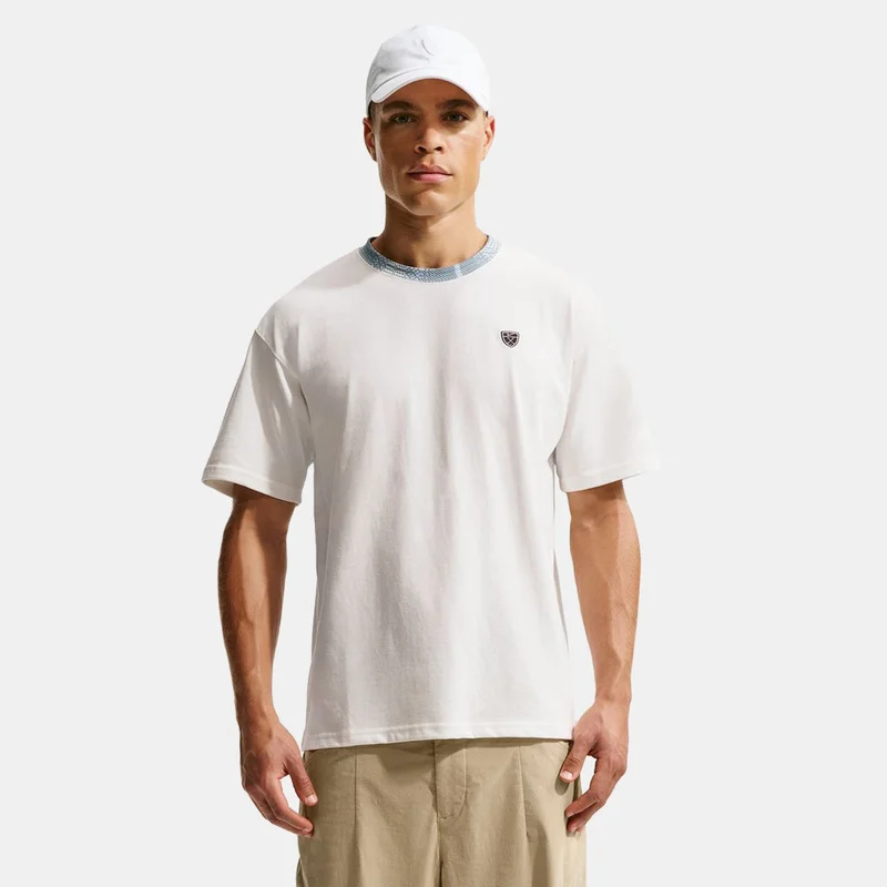 نايكي Men's Tartan Golf Logo T-Shirt