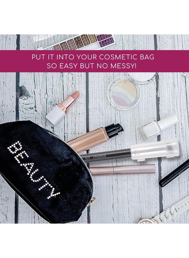 Energy فرشاة خافي العيوب تحت العين فرشاة أساس صغيرة لمزج خافي العيوب السائل والكريم والبودرة وتثبيتها فرشاة مكياج للوجه ناعمة وكثيفة نباتية تغطي كاملة مع علبة - Image 5