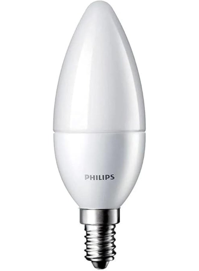 فيليبس مصباح LED بقوة 6 واط وقاعدة E14، موفر للطاقة، إضاءة بيضاء ساطعة 6500 كلفن، 620 لومن، قاعدة E14 قياسية، عمر طويل، إضاءة صديقة للبيئة - Image 2