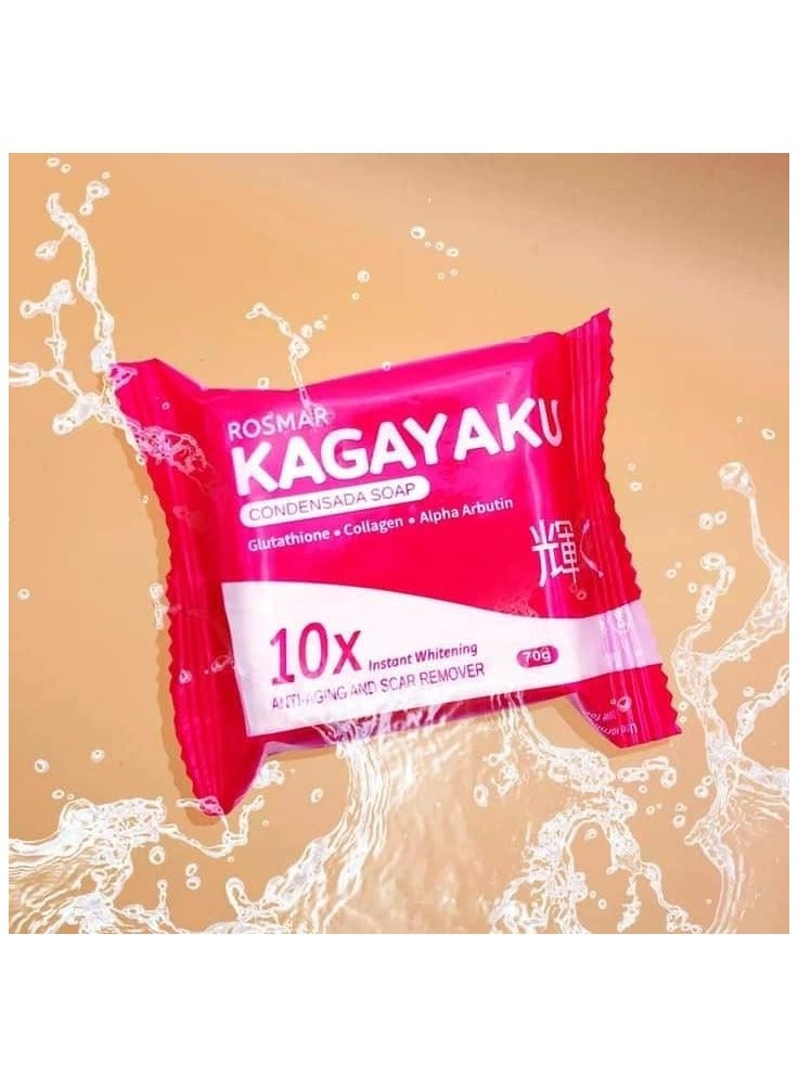 ROSMAR KAGAYAKU Condensada Soap Glutathione,Collagen,Alpha Arbutin