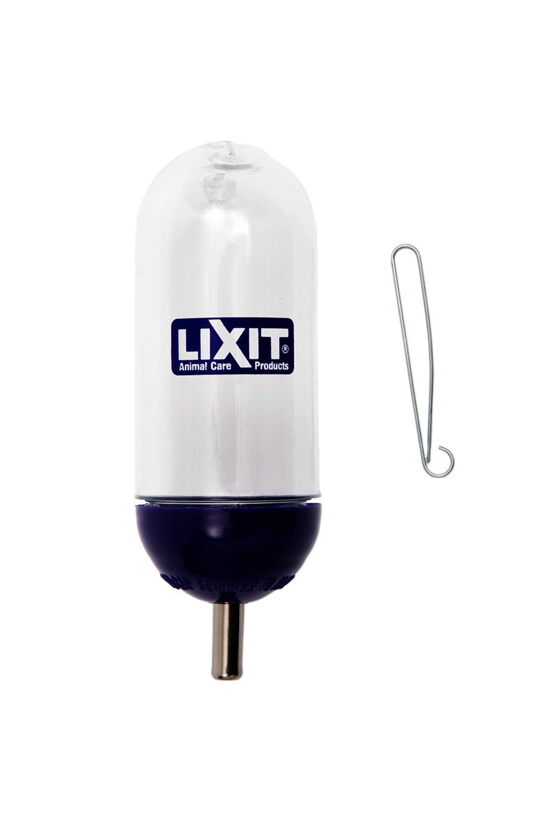 Lixit Aquarium Cage Climbing Resistant Water Bottles for Rats, Hamsters Gerbils, Mice and Other Small Animals (Clear, 5 Ounce) - Image 2