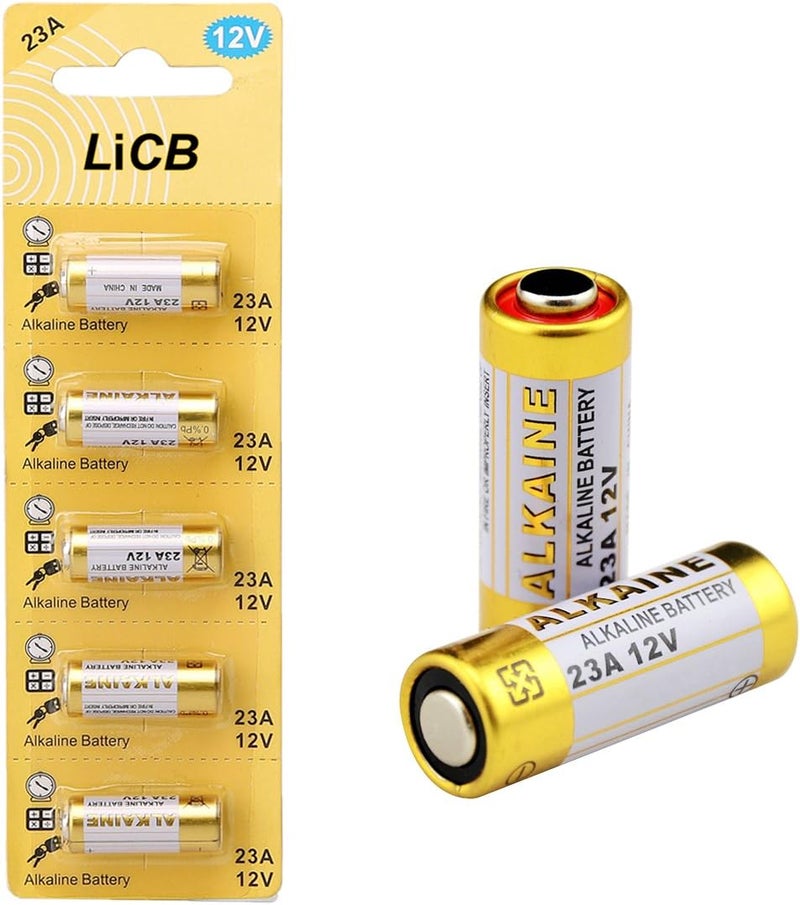 LiCB 23A 12V Alkaline Battery (5-Pack) - Image 1