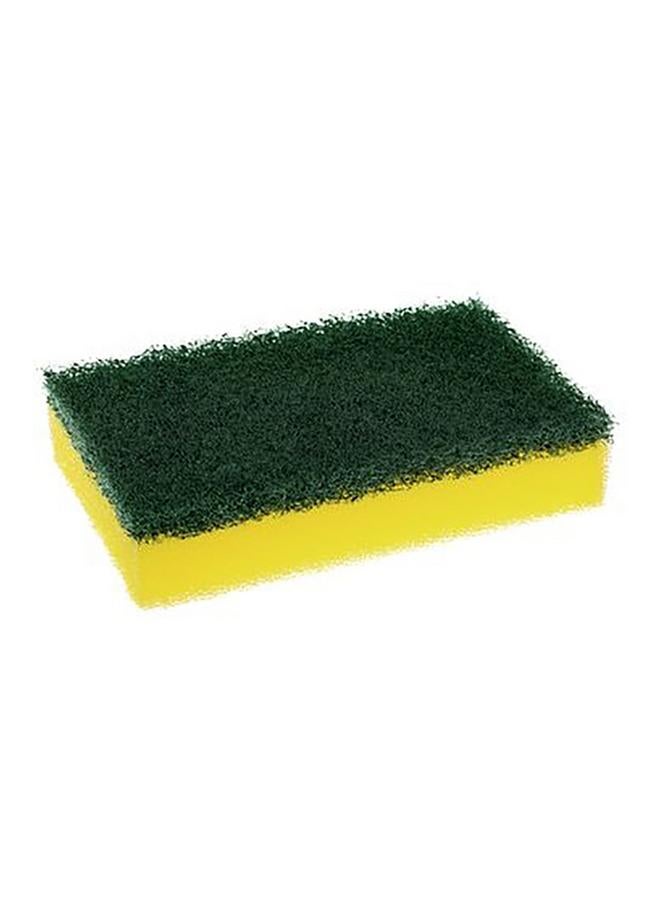 Scotch Brite 8-Piece Heavy Duty Classic Flat Laminate Scrub Sponge Yellow and Green - Image 3