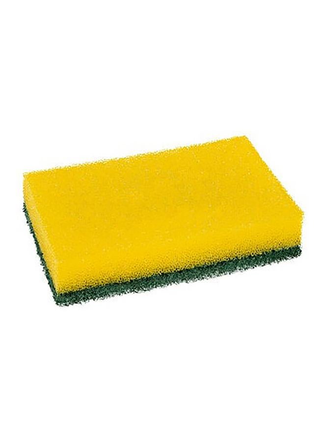 Scotch Brite 8-Piece Heavy Duty Classic Flat Laminate Scrub Sponge Yellow and Green - Image 4