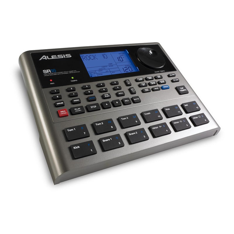Alesis SR-18 - Studio-Grade Standalone Drum Machine With On-Board Sound Library, Performance Driven I/O and In-Built Effects / Processors - Image 1