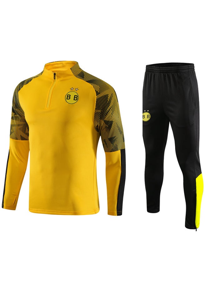 351# Dot Yellow Suit Football Jersey - Image 1